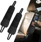 2PCS Car Seat Side Storage Pocket, Car Multifunctional Seat Organizer Hanging Bag, Auto Mobile Phone Wallet Sunglasses Mesh Net Pocket, Auto Accessories for Cars SUVs Trucks (Black, 2PCS)