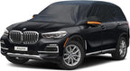 Half Car Cover, Windshield Cover for Ice and Snow Top with Reflective Straps, Roof Cover Waterproof All Weather Dust, Sun Protection. Front Rear Window Cover Fit SUV. YXL (158'' to 167'')