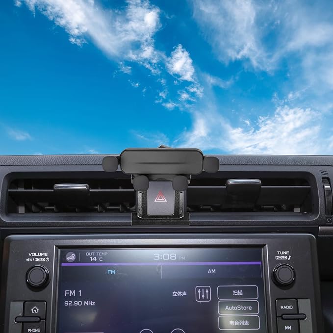 for Toyota GR86 Subaru BRZ 2021 2022 2023 2024 2025 Universal Auto Phone Holder Car Cradle Rotatable Clip Cell Phone Cradle Mount Fit for 3.5-5.5 Inch Phone Interior Accessories