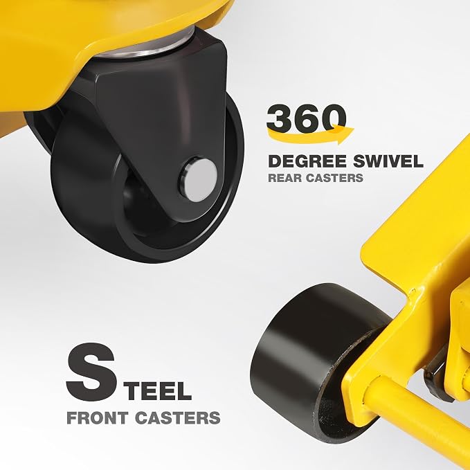 3.5 Ton Low Profile Floor Jack Quickly Lift Hydraulic Car Jack with Dual Pumps, 7700 lb Capacity