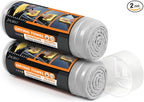 Premium Absorbent Car Drying Towel 2 Pack 26/' x17/'' Super Soft Shammy Towel for Vehicle Reusable Chamois Cloth for Car Drying Dust Remove Bathroom Scratch/Spot/Streak Free Gray Gray