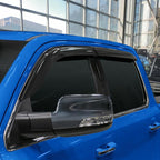 Goodyear Shatterproof Window Deflectors for Dodge Ram 1500 2019-2026 Crew Cab, Tape-on Rain Guards, Window Visors, Vent Deflector Visor, Car Accessories, 4 pcs. - GY008878