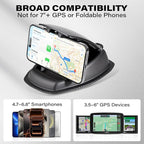 GPS Car Truck Mount, Non-Slip GPS Bean Bag Dash Mount 2-in-1 Anti-Skid Friction Dashboard Sandbag Clamshell Phone Holder for Garmin Nuvi Tomtom Magellan Navigation & All Cell Phone iPhone