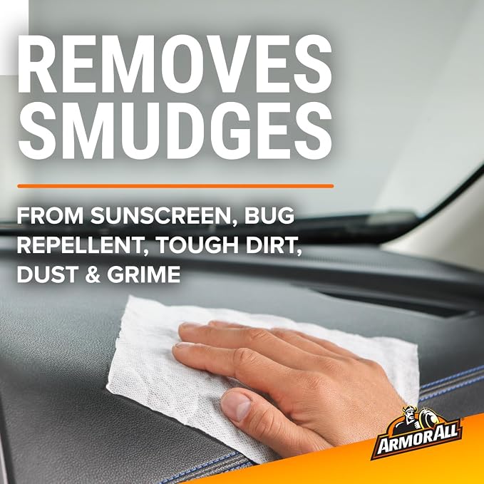 Car Cleaning Wipes, Wipes for Car Interior and Car Exterior, 50 Wipes Each