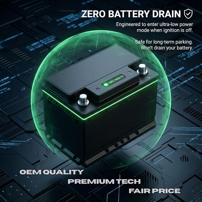 Torqy Auto Start Stop Eliminator for Ford F-150 2021-2026 - Plug & Play Autostop Eliminator Memory Module - Essential 2025 2024 F150 Accessories - No Coding Required, No Error Codes