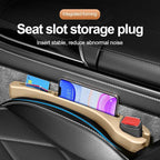 Stacool [2026 Upgrade] 2PCS Car Seat Gap Filler with Phone Holder,Multi-Function Car Side Seat Gap Filler for Prevent Items Falling,Universal Car Seat Organizer Car Accessories (Beige)