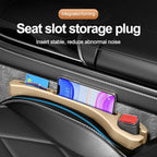 2PCS Car Seat Gap Filler Organizer,Upgrade Car Side Seat Gap Filler with Phone Holder,Multifunctional Car Seat Filler Gap Space Prevents Things Dropping for Cars,SUVs (Beige)