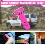 Roadside Emergency Car Kit for Vehicles, Pink Emergency Roadside Assistance kit with Car First Aid Kit, Thoughtful Car Emergency Kit for Women, Men, New Drivers and Adventurers Gifts