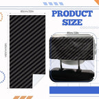 Car Seat Towel Covers with Storage Bag, 63 x 32 Inch Universal Non Slip Waterproof Sweat Protector for Car Truck, Gym Swimming Running, Machine Washable(2 Pack,Carbon Fiber Textured)