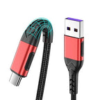 USB C Cable, Upgarded 2Pack 3ft Fast Charging 3 Feet USB Type C Charging Cord Cable, 3 Foot Type C Charger Nylon Braided USB Cable Compatible with iPhone 15/Pro/Plust/Max/Samsung etc-Red