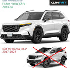 in-Channel Incredibly Durable Rain Guards for Honda CR-V (CRV) 2023-2026, Original Window Deflectors, Vent Window Visors, Vent Deflector, 4 pcs. - 623100