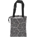 Car Trash Bag Hexagonal Geometric Car Garbage Bag Hanging Car Trash Can for Back Seat with Drawstring, Waterproof Garbage Bags for Car Accessories Vehicle Travelling Camping Outdoor