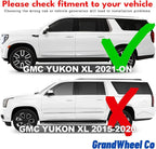 Window Deflectors Smoke Tinted In-Channel Side Window Vent Visor Deflectors Rain Guards Compatible with GMC Yukon XL 2021-2026 - 4pcs. GW0607