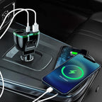 [2026 Upgraded] Cigarette Lighter Splitter, 180W 2-Socket Cigarette Lighter Adapter with Dual QC3.0 and 20W PD USB C Car Charger Splitter for GPS/Dash Cam/Laptop/iPad/iPhone 17/16/15/14/13/12