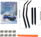 in Channel Rain Guards Fit for Chevrolet Chevy Blazer 2019 2020 2021 2022 2023 2024 2025 2026, Smoke Tinted Side Window Wind Deflectors, Vent Window Visors Shades Shield, 4pcs