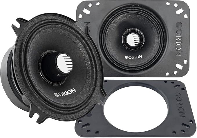 ORION Cobalt CM454 High Efficiency 4" / 4x6 Mid-Range Bullet Loudspeakers, 400W Max Power, 100W RMS, 4 Ohm, 1.2" Voice Coil - Pro Car Audio Stereo, Midrange Speakers (Pair)