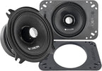 ORION Cobalt CM454 High Efficiency 4" / 4x6 Mid-Range Bullet Loudspeakers, 400W Max Power, 100W RMS, 4 Ohm, 1.2" Voice Coil - Pro Car Audio Stereo, Midrange Speakers (Pair)