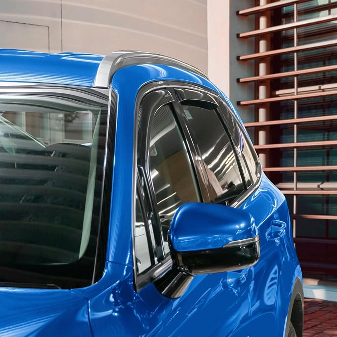 Goodyear Shatterproof in-Channel Window Deflectors for Kia Sorento 2021-2026, Rain Guards, Window Visors for Cars, Vent Deflector, Car Accessories, 4 pcs. - GY008439