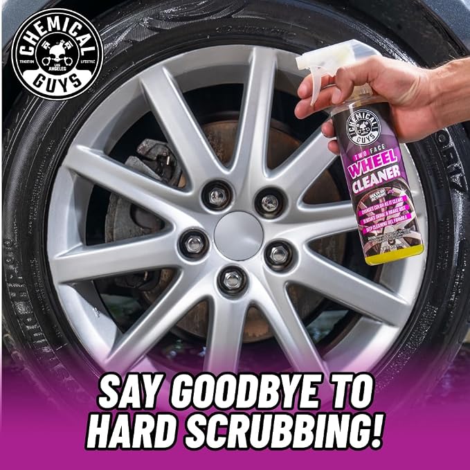 Two Face Wheel Cleaner, Color Changing Wheel Cleaner, Safe for Cars, Trucks, SUVs, Motorcycles, RVs & More, Extra Large Size 32 fl oz - CLD30332