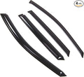 Outside Mount Window Vent Visors Rain Guards Compatible with Hyundai Grand Santa Fe 2013-2016 | Side Window Wind Deflectors Rain Shields | Smoke Tinted, 4 Pcs Set, DGWV-806
