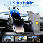 2026 New Car Vent Phone Holder [Thick Cases Friendly] Rotatable Universal Phone Mount for Your Car with Wide Clamp, Car Phone Holder Mount for iPhone 17 Pro Max 15 14 13 Samsung S25