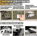 Molle Visor Panel Organizer, Sun Visor Tactical Storage Holder Pouch for Car SUV Truck, Nylon Sunshade Pocket With Velcro Strap for Pen Card Sunglass, Visor Accessories