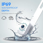HD T01B Backup Camera Rear View License Plate Reverse Camera Universal for Pickup Truck Car SUV 149° Perfect Angle Night Vision IP69K Level Waterproof