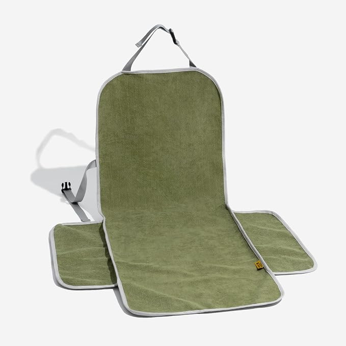 Dog Car Seat Cover for Front Seat, Dog Seat Cove Waterproof, Scratchproof Non-Slip Car Seat Protector, Universal Fit Most Cars, SUVs, Trucks, Green
