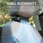 Car Seat Fan for Driver & Backseat - 2026 Upgraded Mini Portable USB Back Cooling Fan Kids Baby Quiet headrest Neck Fan Accessories with 3 Adjustable Wind Speeds for Almost Vehicle Jeep Van RV Truck