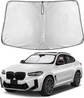 Windshield Sunshade Compatible for BMW X4 2019-2023 2024 2025, Sun Visor for Front Windshield & Window Sun Shade Cover, UV Heat Blocker & Protector, Car Accessories