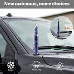 Famobay Stubby Bullet Antenna Car Truck Antenna Chevy Silverado & GMC Sierra Trucks Heavy Duty Pickup Trucks Accessories（5.5inch Iridescent Color）