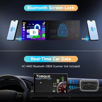 AI CarPlay Box Dual-WiFi Wireless CarPlay&Android Auto Adapter | Built-in Android Multimedia System, Video & Music Apps, Navigation, AI Voice, Support Factory Wired CarPlay/Android Auto