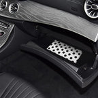 Premium Car Registration & Insurance Card Holder with Magnetic Shut, Vehicle Glove Box Car Organizer - For Documents, Cards, License (Polka dots)