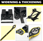 Scissor Jack for Car with Ratchet Wrench,1.5T (3307lbs) Capacity Scissor Car Jack Kit for Lifting Light Vehicles,Heavy Duty Vehicle Accessories Tire Jacks Lifting Range of 3.94-13.19"