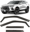 in-Channel Incredibly Durable Rain Guards for Chevrolet (Chevy) Blazer 2019-2026, Original Window Deflectors, Vent Window Visors, Vent Deflector, 4 pcs. - 619462