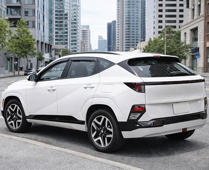 2024-2026 Tape-On Rain Guards Compatible with Hyundai Kona Side Window Visor Deflectors SE SEL Convenience N Line S Limited 2025