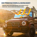 Beach Cat Car Window Sun Shield Funny Cool Summer Animal Kitten Front Window Sun Shade Block UV Rays Sun Shade Visor Protector for Sedan Truck SUV Accessories 59" L x 31.5" W