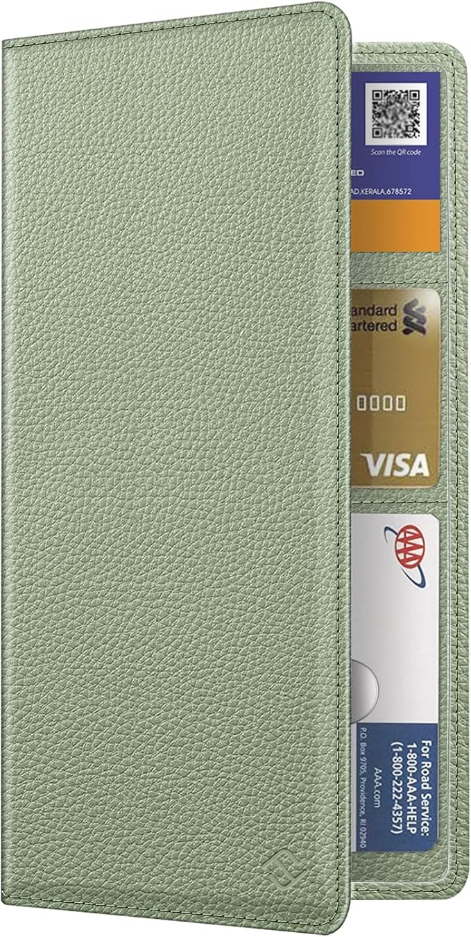 Car Registration and Insurance Card Holder, Vehicle Glove Box Card Organizer Wallet Automobile Accessories for License