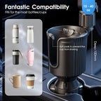 Cup Holder Tablet Mount, Ipad Cup Holder Car Mount Expander [2026 Upgraded] with 22" Height Adjustable Arm for Tablet iPhone 3-13in iPad Pro Air Mini, Fire, iPhone 15, Galaxy S24 Z Fold 5