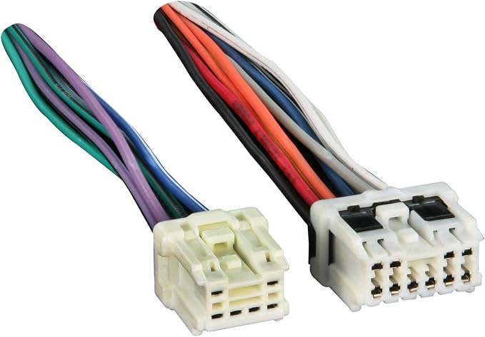 Metra Reverse Wiring Harness 71-7550 for Select 1995-up Nissan Vehicles Into OEM Radio & Metra 70-7550 Wiring Harness for Select 1990-2005 Nissan/Infiniti Vehicles