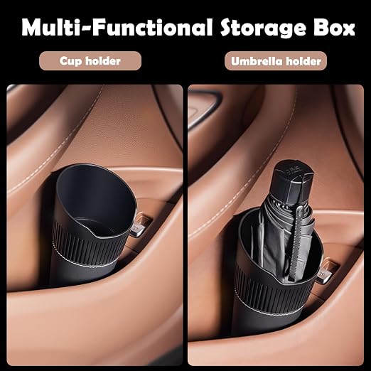 Leakproof Car Trash Can,Mini Car Trash Bin for SUV and Truck,Small Cars Garbage Can,Waterproof Automotive TrashCan for Vehicle,Home,Office,Multipurpose,Easy to Clean (Black Hook)