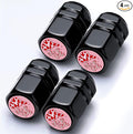 4Pack Cowgirl Car Tire Valve Stem Caps Aluminum Valve Stem Covers Air Cap | Corrosion Resistant Car Valve Cap for Auto SUV Bike Motorcycle Valve Decor Cowgirl Car Accessories Gifts