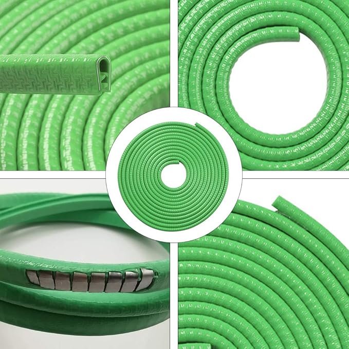 Car Door Protector Edge Guards Rubber U Shape Edge Trim Seal Strips Protector Car Door Edge Protection for Car Auto Vehicle 10M
