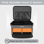 2 Layer Golf Trunk Organizer, Golf Gifts for Men with Separate Ventilated Compartment for 2 Pair Shoes, Waterproof Car Trunk Locker for Balls, Tees, Clothes, Gloves, Gifts for Golfers
