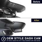 Mangoal 4K Dash Cam for XC40 2023-2026 & XC40 Recharge 2021-2024 (Model B) | B4 B5 T4 T5 P8 etc, Integrated OEM Look,UHD 2160P Video, WiFi & App, Loop Recording, Easy to Install, 64GB Card