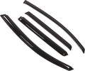 WD2-320 Dark Smoke 4 Pcs Set Window Visor (Outside Mount) Deflector Rain Guard Compatible with 2004-2010 Mitsubishi Endeavor