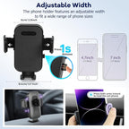 Car Phone Holder Fit for CLA 2015-2019/GLA 2016-2020/A-Class 2017-2019 Accessories -Cell Phone Mount for CLA/GLA 8 inch Touchscreen Hands-Free 360° Rotation