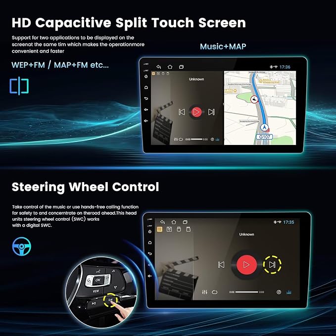 Car Radio Stereo for Toyota Prius Plus V Alpha 2012-2017 Dash Kit Car GPS Navigation, 1+32GB 9" IPS Touch Screen Head Unit with Car-Play & Android Auto/SWC/Rear View |,9" IPS Touch Screen,Car-Play,Android Auto,SWC,FM,5G WIFI,AHD Camera