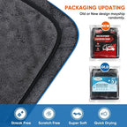 Professional Car Drying Towel (36"x 24") with Twisted-Loop Technology, 1200GSM for a Streak-Free Finish – Microfiber Towels for Cars, Trucks, SUVs, RVs and Motorcycles
