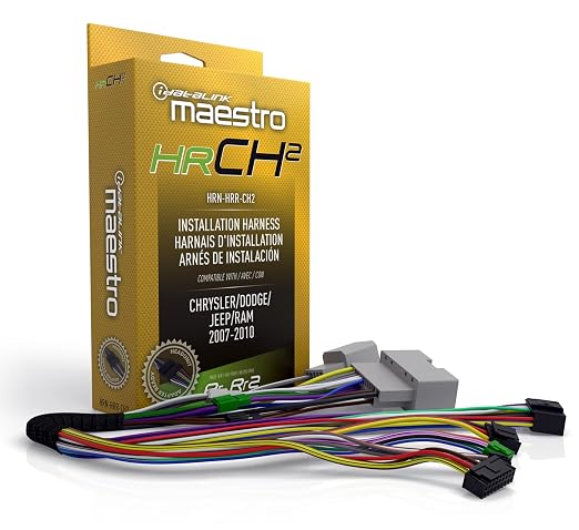 Maestro HRN-HRR-CH2 Compatible with Jeep, Chrysler and Dodge CH2 Vehicles (2004-10) Plug & Play T-Harness (ADS-MRR or ADS-MRR2 Module Required)